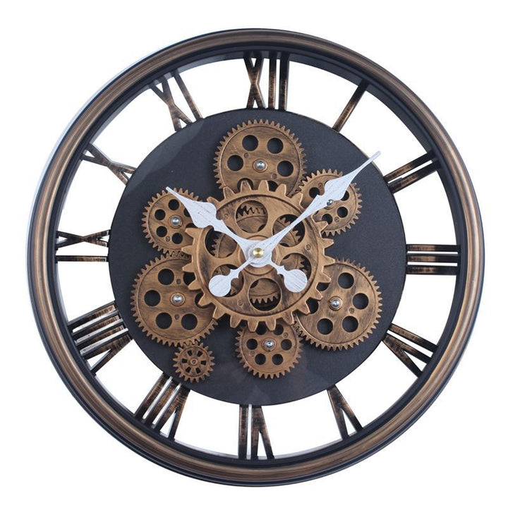 Wall Clock in Industrial Steampunk Design Kalsten