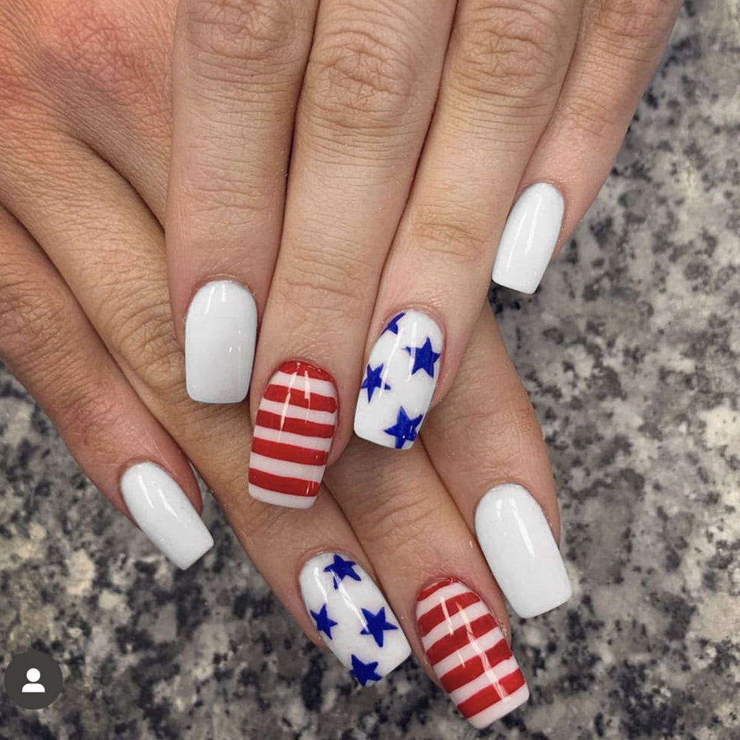 Patriotic Nail Art Set Kalsten