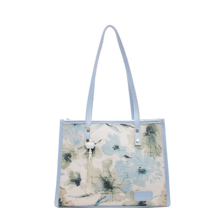 Elegant Floral Pattern Handbag