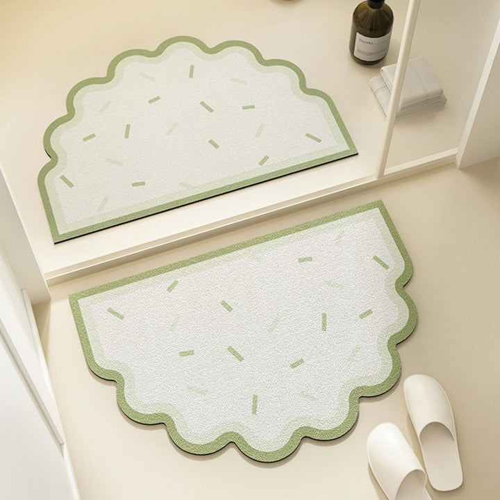 Floral Pattern Bath Mat Kalsten