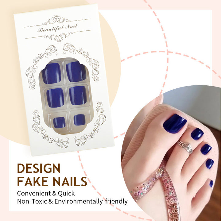 Artificial nail set with elegant, glossy surface Kalsten