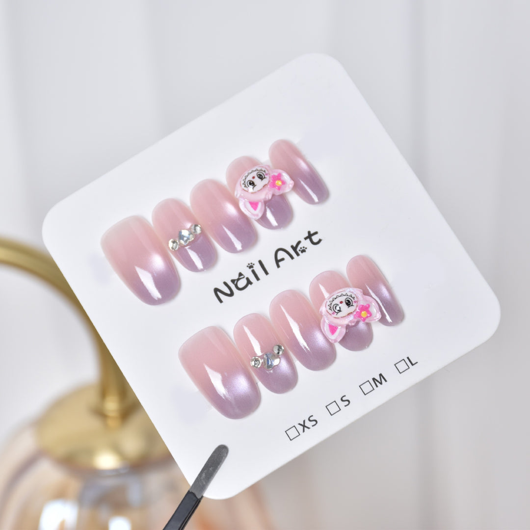 Creative Themed Press-On Nail Art Kalsten