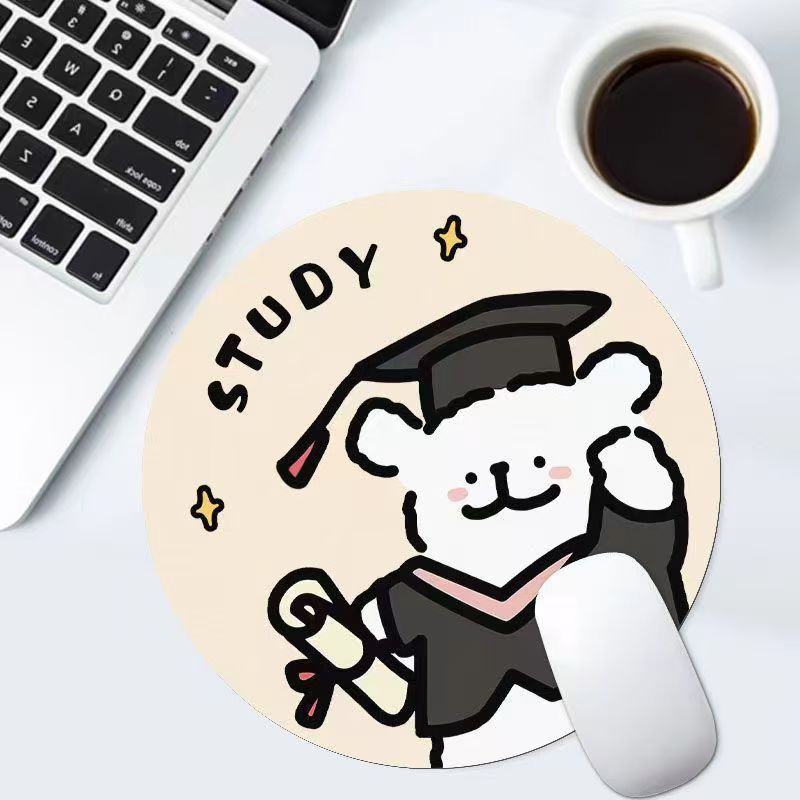 Cute Graduate Bear Mouse Pad