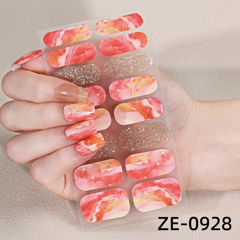 Artistic Press-On Nail Wraps