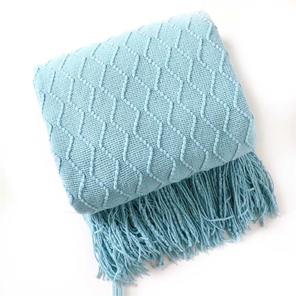 Cozy Knit Throw Blanket Kalsten