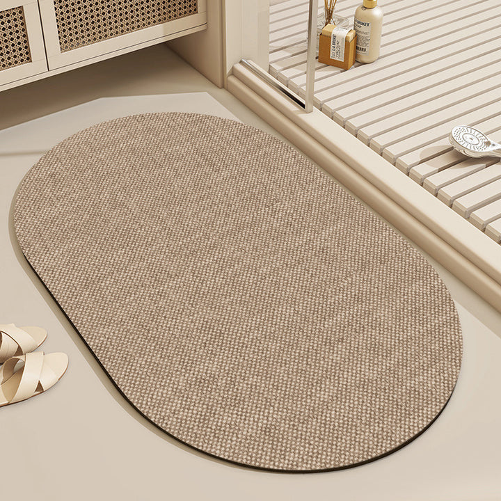 Round Non-Slip Bathroom Mat