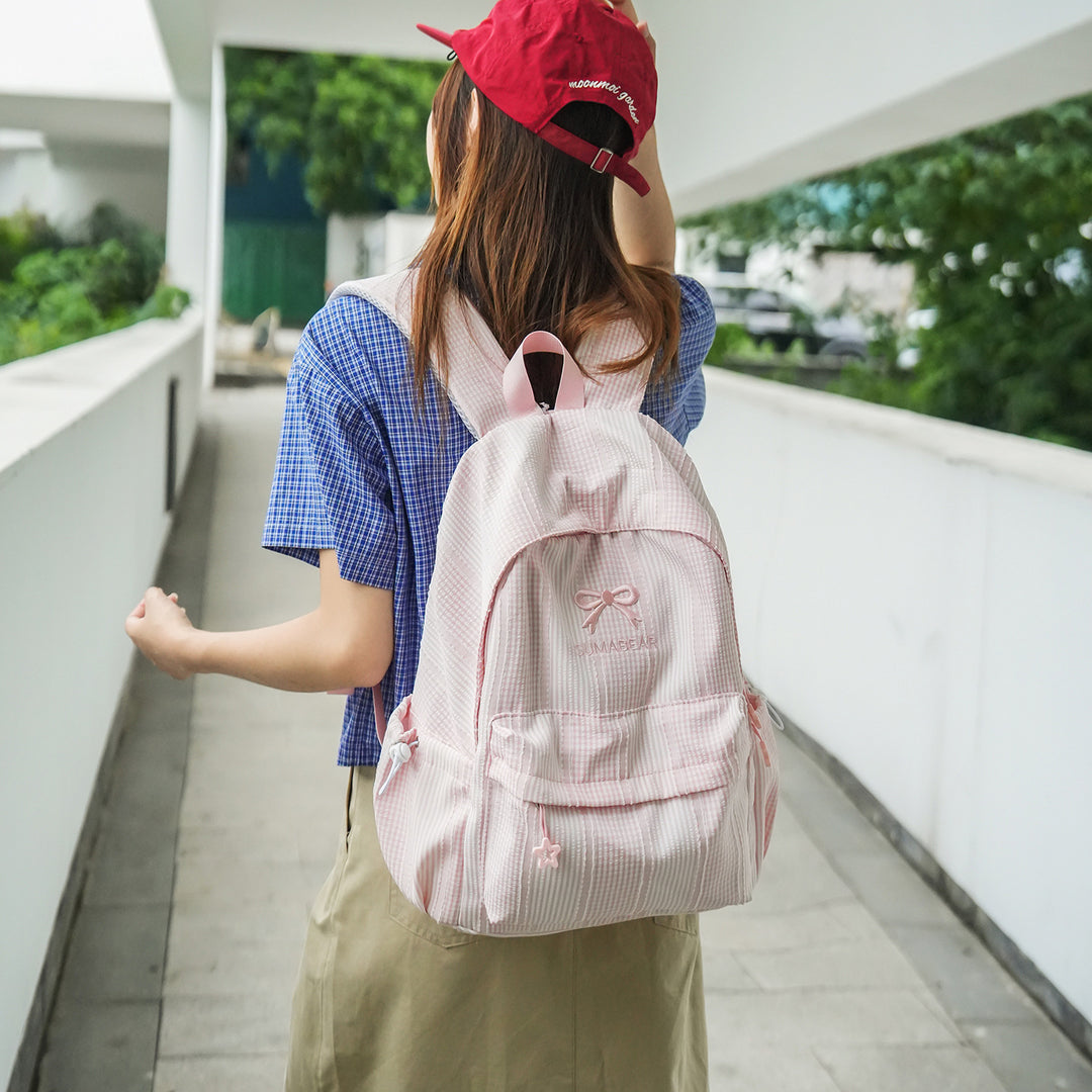 Casual Striped Backpack Kalsten