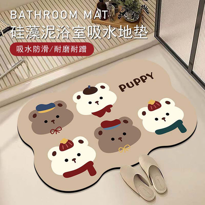 Cute Cartoon Animal Bath Mat Kalsten