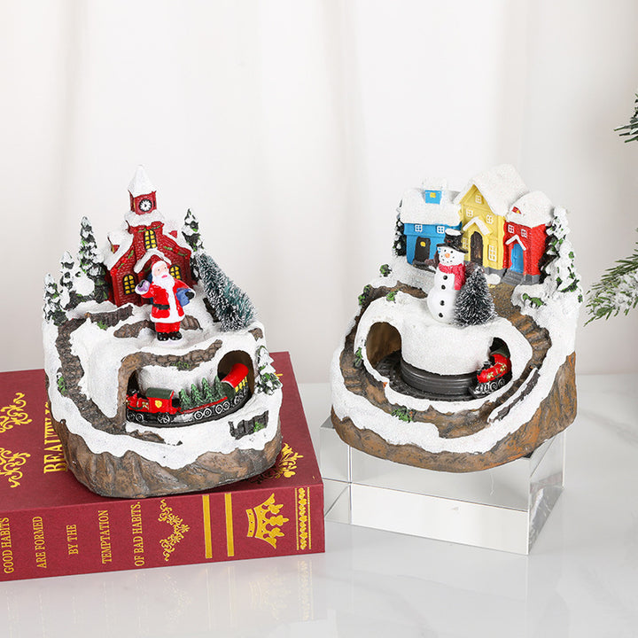 LED Illuminated Christmas Village Scene Kalsten