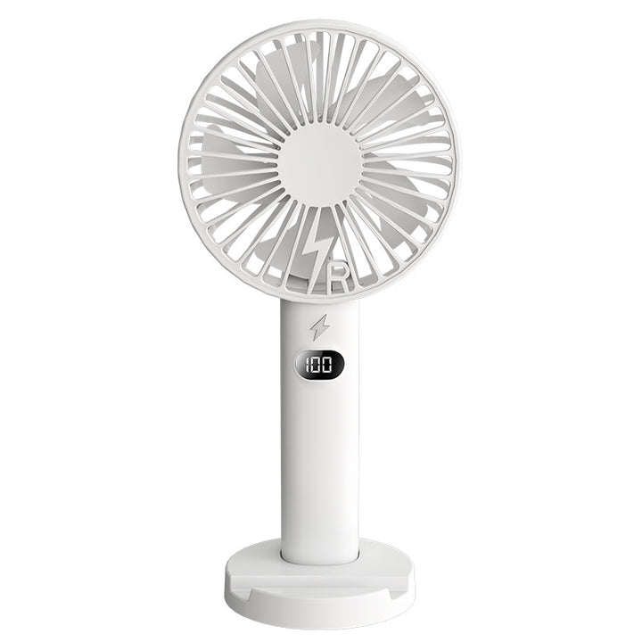 Unisex Portable Hand Fan with Digital Display Kalsten
