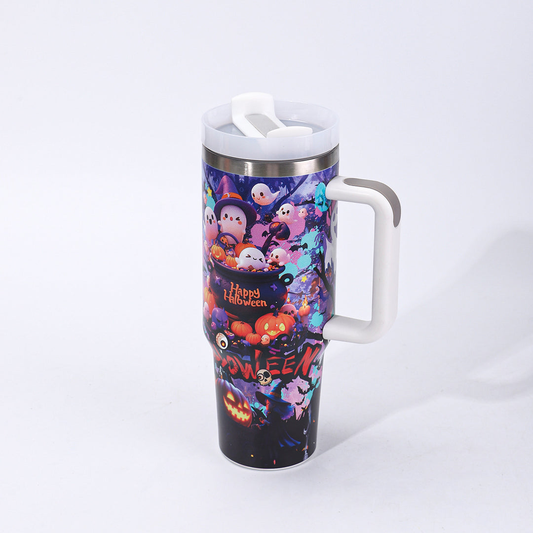 Women's Insulated Mug with Halloween Motif Kalsten