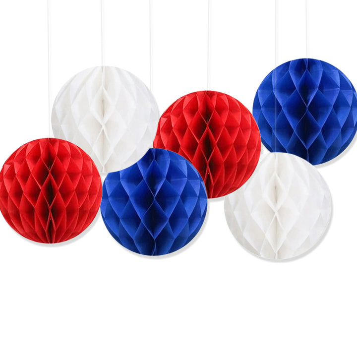 Unisex decorative honeycomb paper balls for hanging medium-sized made of foldable paper Kalsten