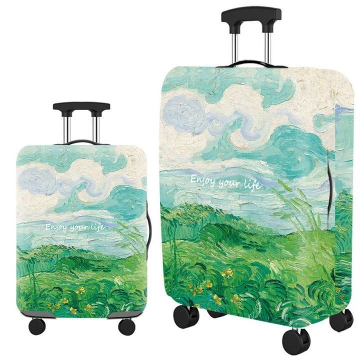 Ladies hard-shell suitcase with playful dog motif Kalsten