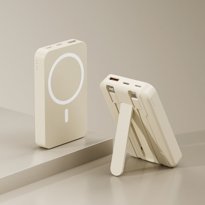 Powerbank with integrated stand function and wireless charging option Kalsten