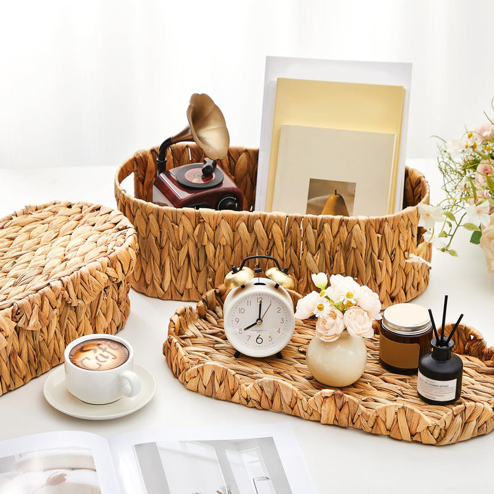 Oval Woven Storage Basket Kalsten