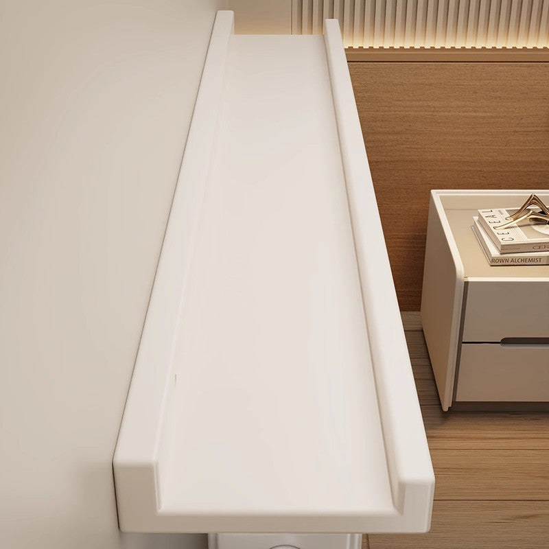 Long Slim Radiator Top Shelf Tray with Raised Edge and Heat‑Resistant Surface