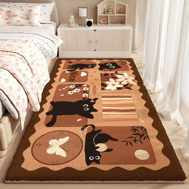 Playful Cartoon-Themed Area Rug