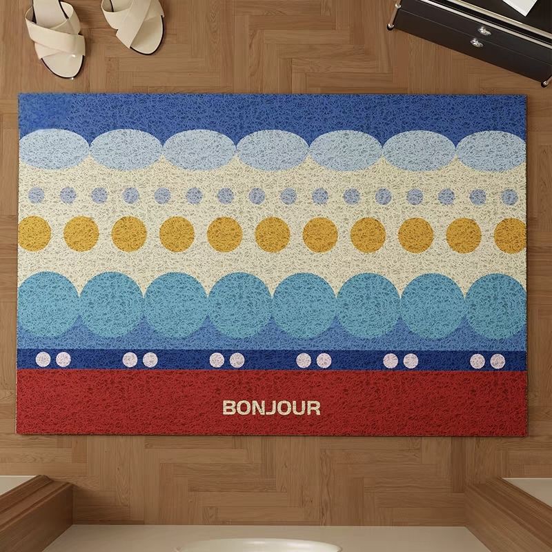 Colorful Polka Dot Doormat Kalsten