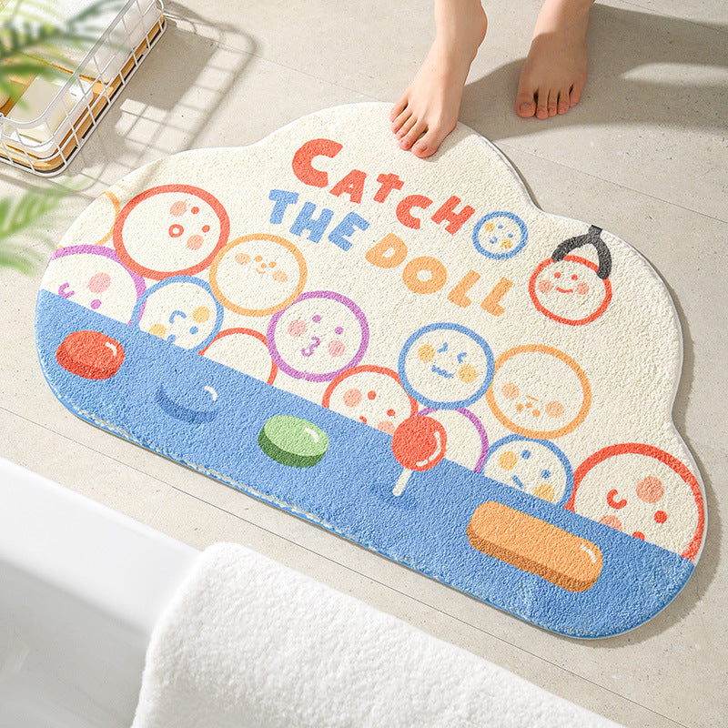 Fun Cartoon-Themed Bath Mat