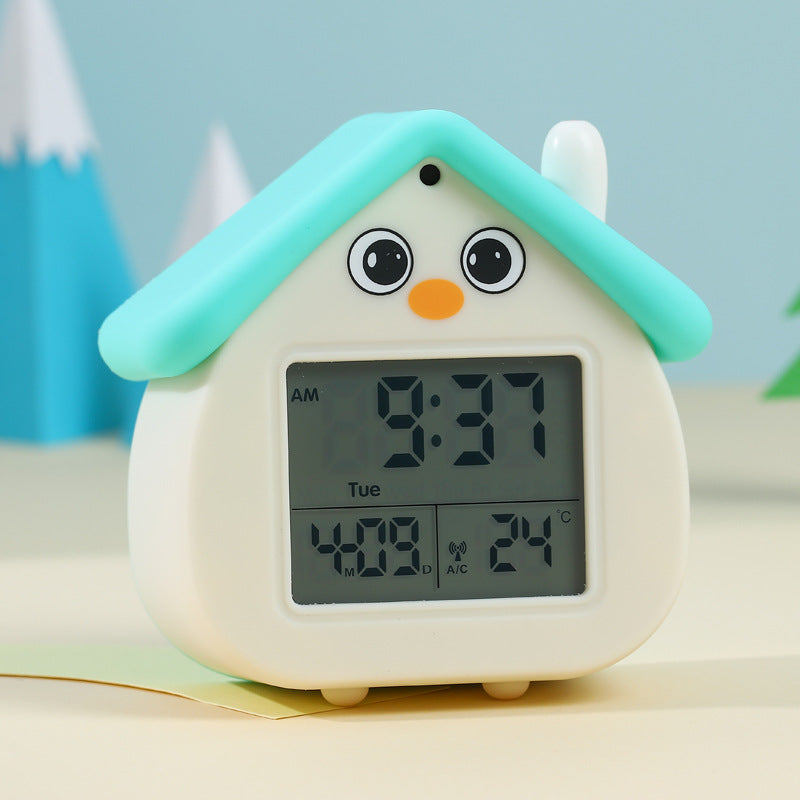 Digital Alarm Clock in Cute House Design Kalsten