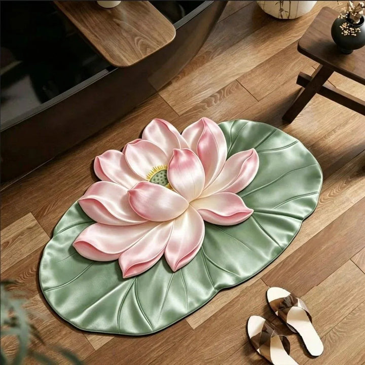 Floral Lotus Shaped Mat Kalsten