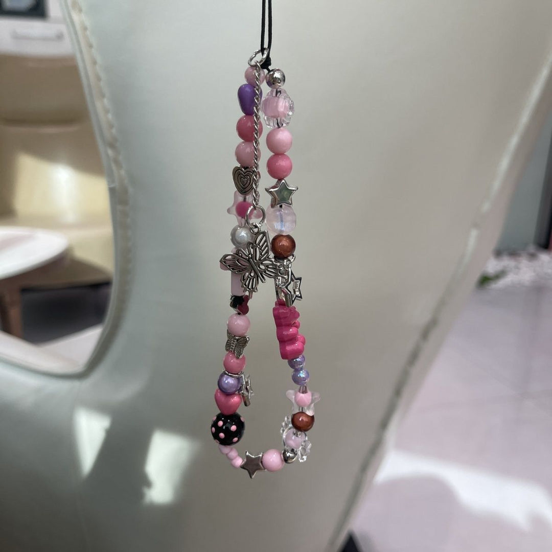 Playful Beaded Charm Lanyard Kalsten
