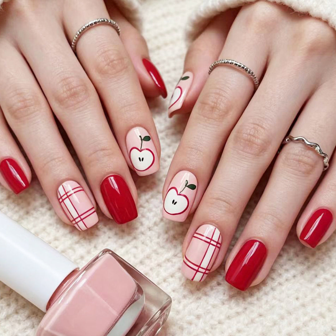 Creative Apple-Themed Nail Art Kalsten 1788155498