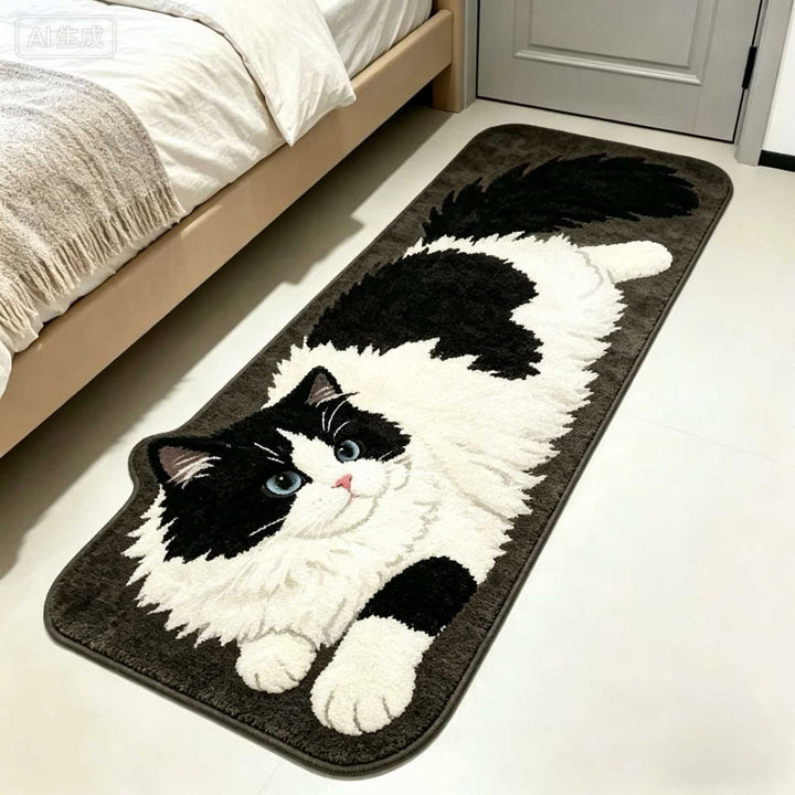 Cat-Themed Decorative Runner Mat