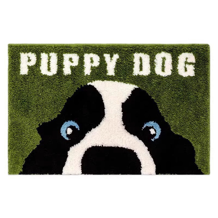 Cartoon Pig-Themed Bath Mat