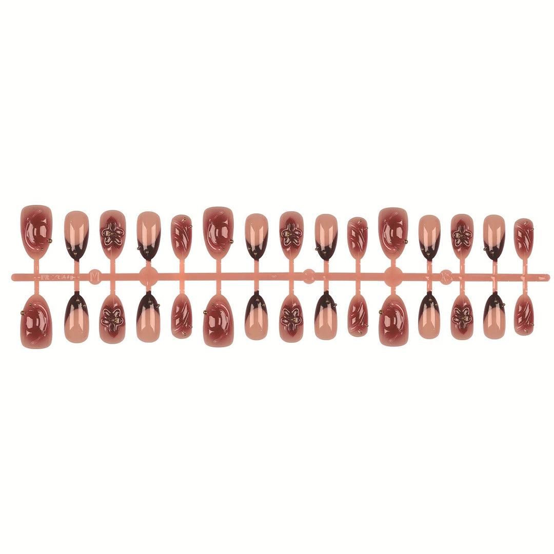 Decorative Press-On Nail Art Collection