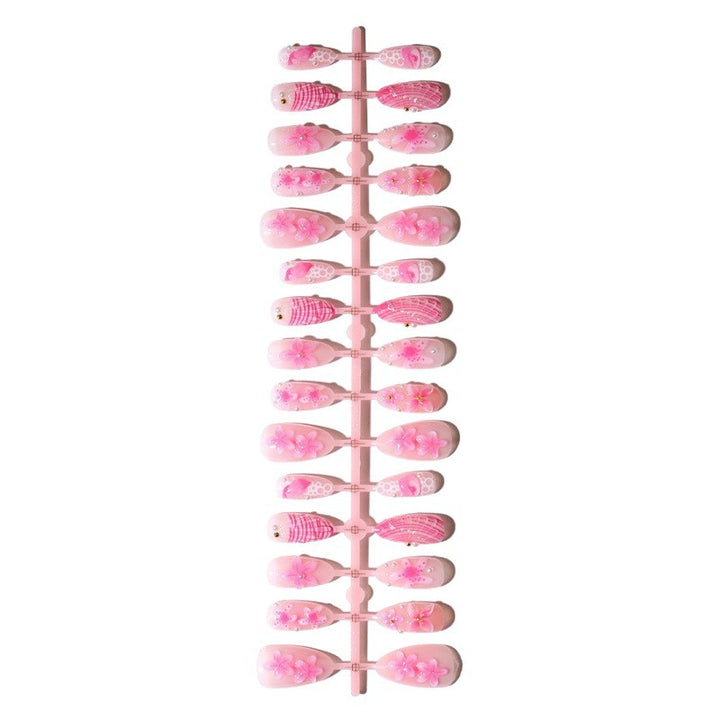 Artistic 3D Floral Nail Design Kalsten