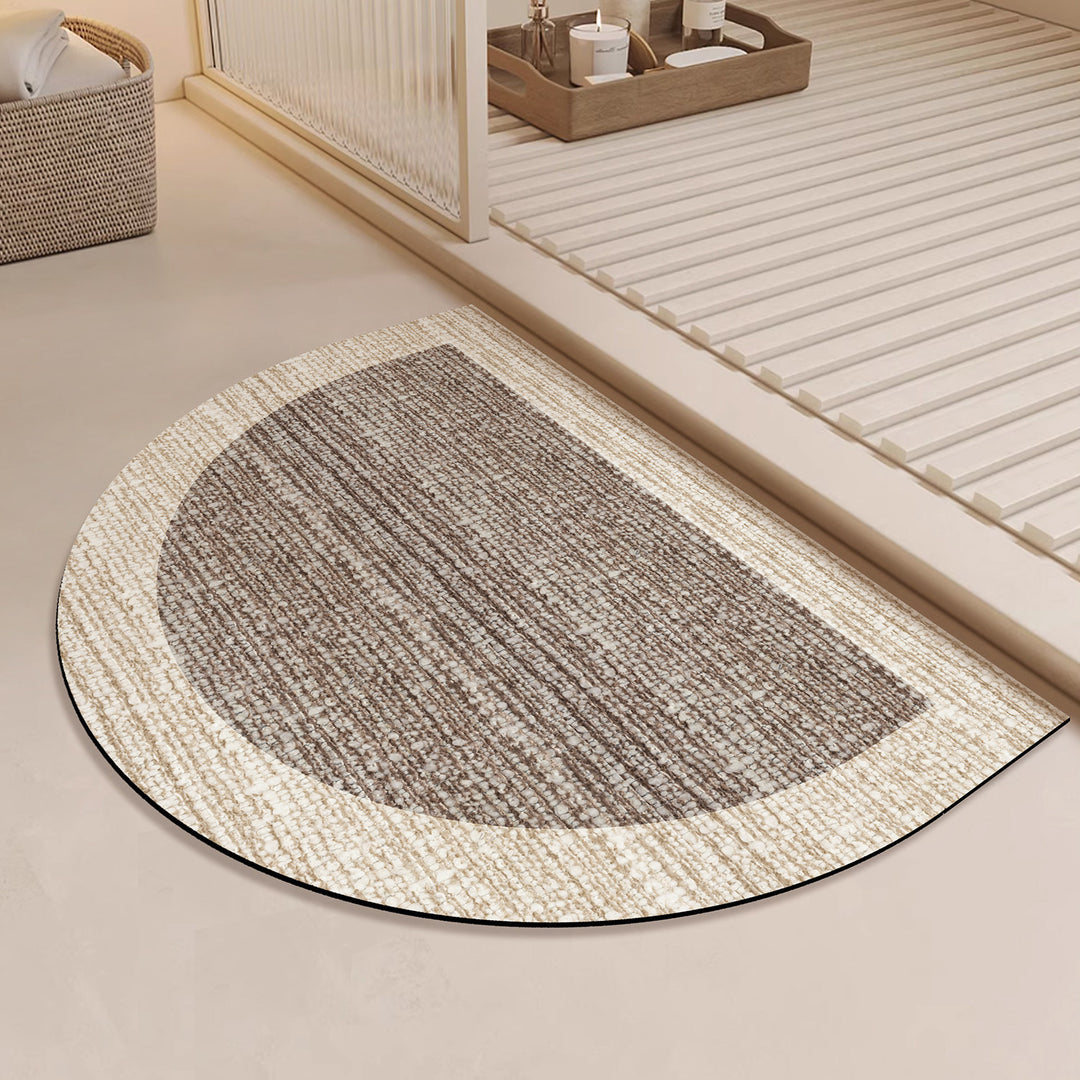 Round Bathroom Area Mat