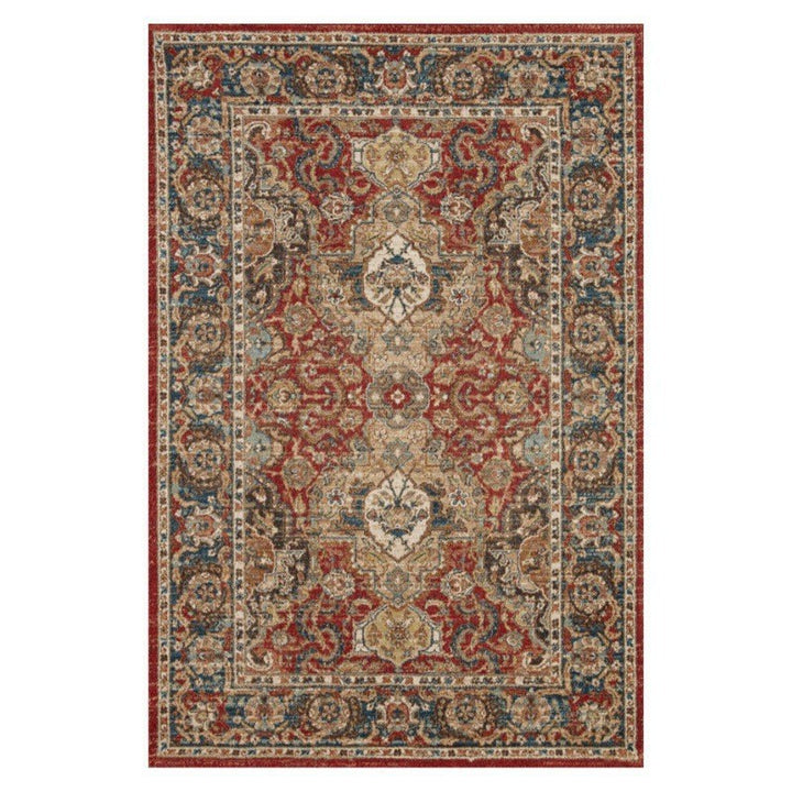 Vintage Floral Patterned Area Rug