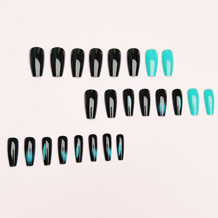 Acrylic Nails in Trendy Ombré Design Kalsten