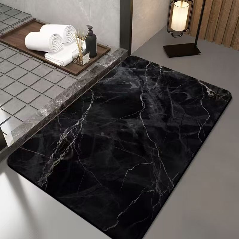 Luxurious Marble Design Bath Mat Kalsten