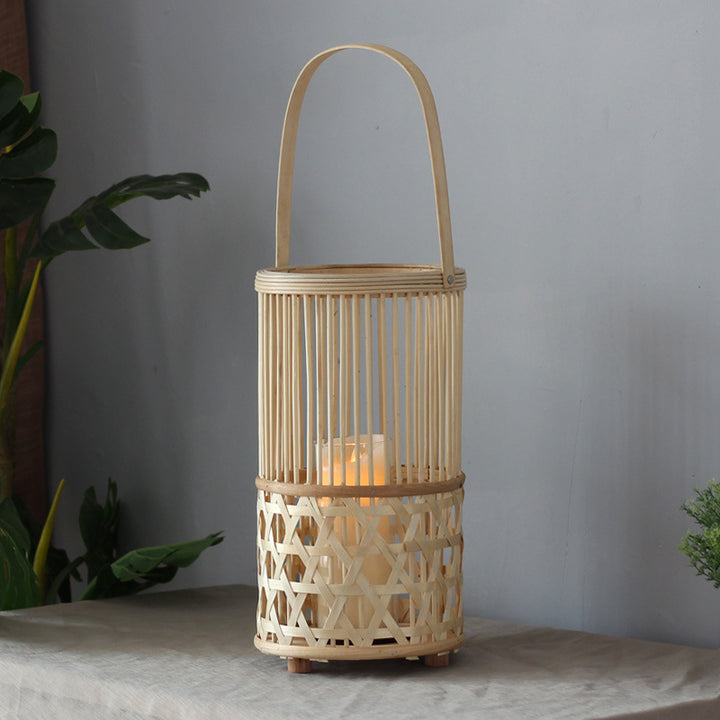 Handcrafted lantern made of rattan Kalsten