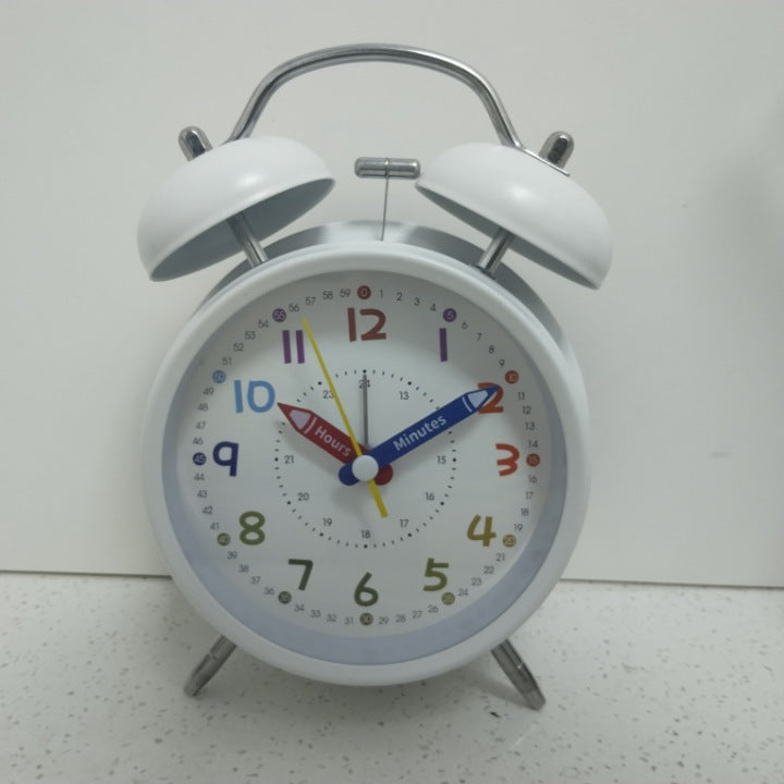 Learning clock with double bell mechanism Kalsten