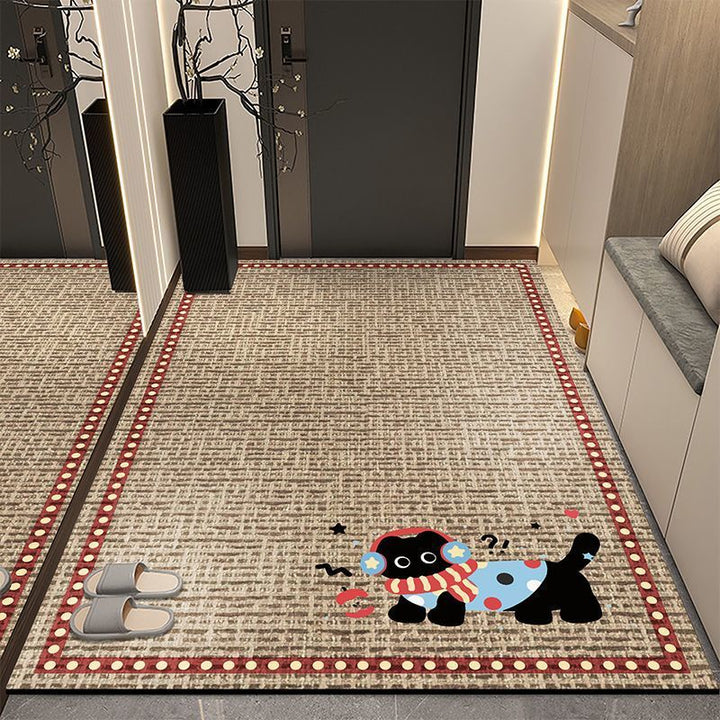Playful Cat-Themed Mat