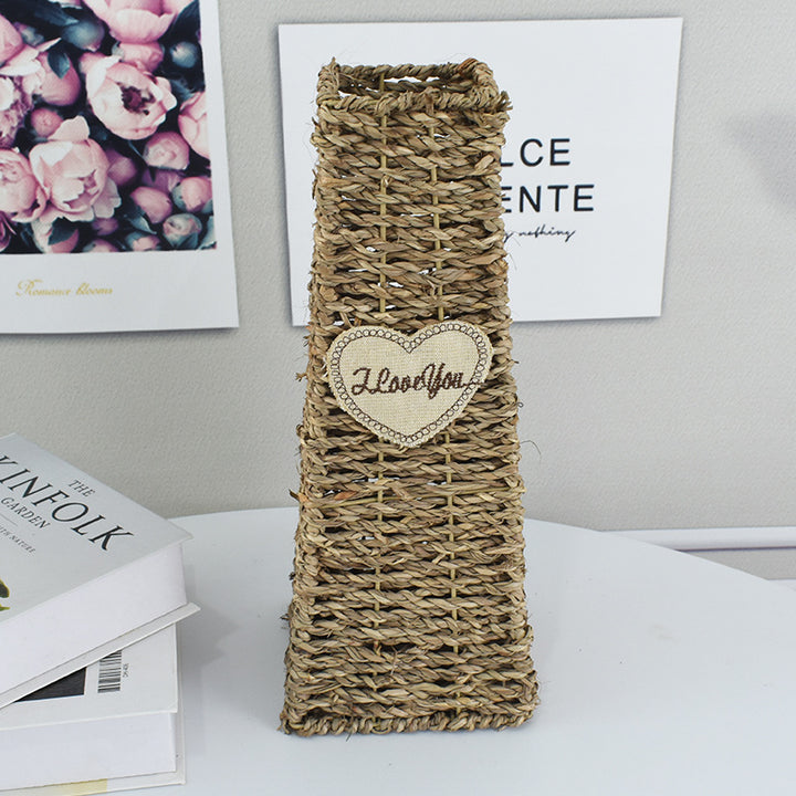 Handcrafted Natural Woven Storage Basket Kalsten