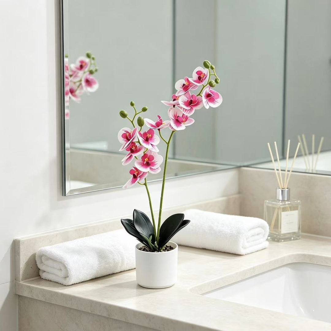 Lifelike Orchid Home Décor