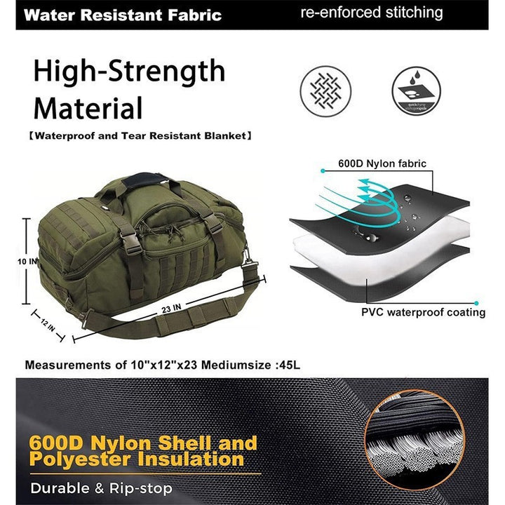 Tactical sports bag with multiple compartments Kalsten