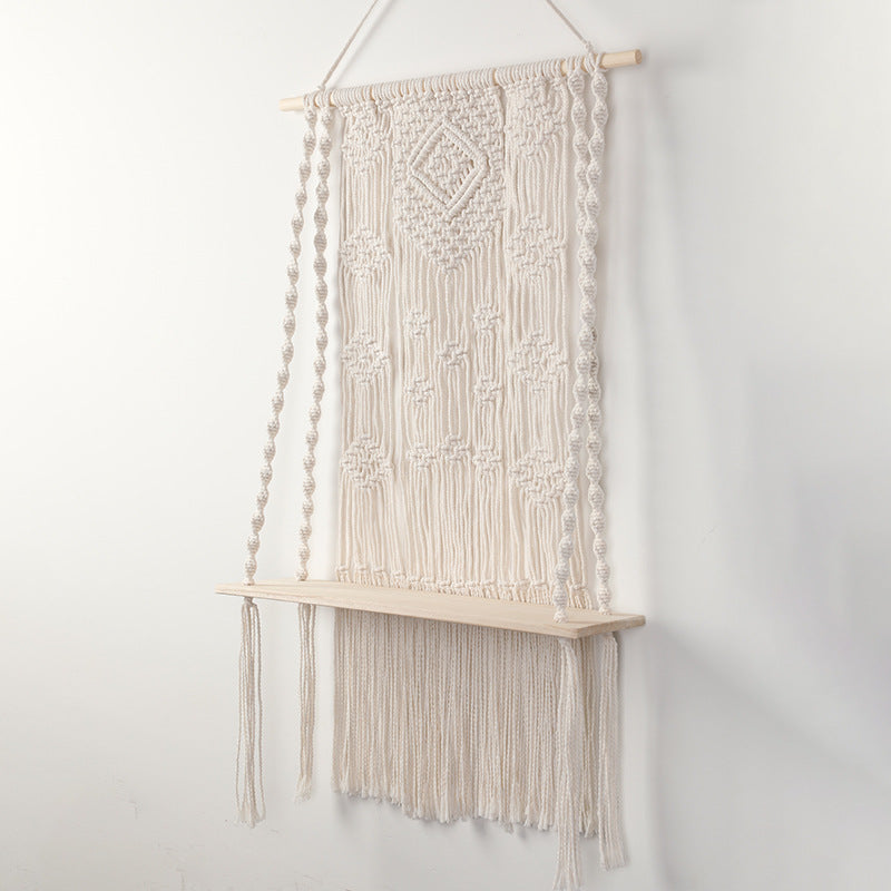 Macrame Wall Shelf with Hanger Kalsten