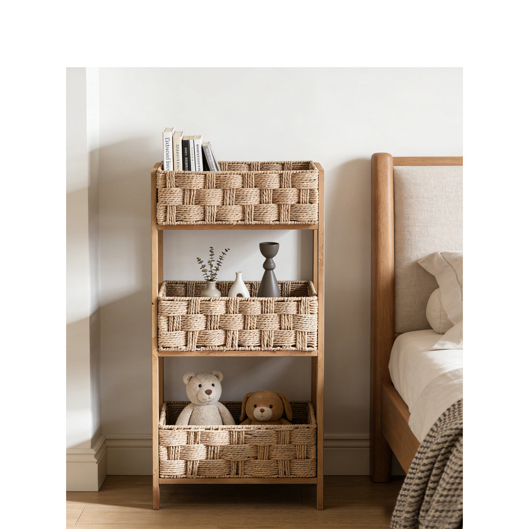 High-quality basket stand with three compartments Kalsten