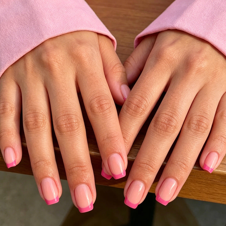 Elegant French Tip Nail Art Enhancements Kalsten 1789915404