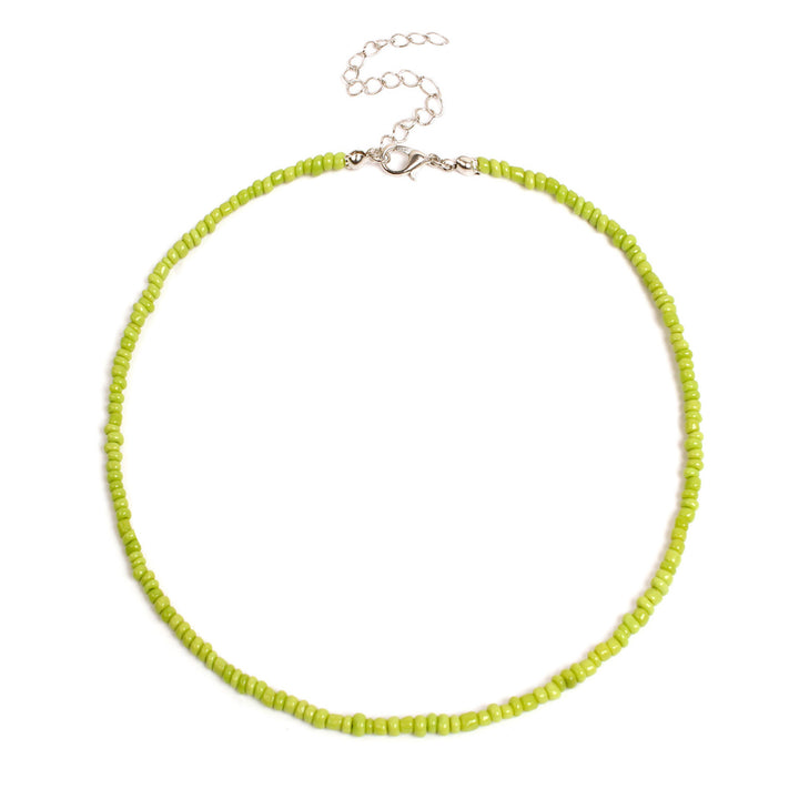 Colorful Beaded Choker Necklace Kalsten