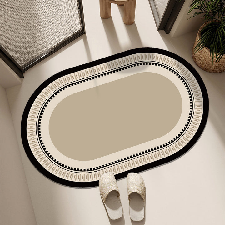 Floral-Printed Welcome Mat