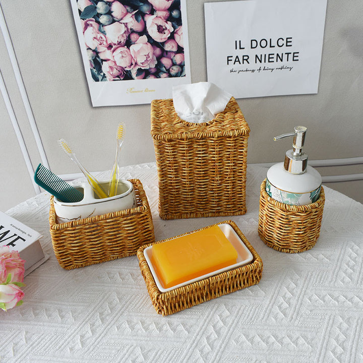 Woven Rectangular Storage Basket Kalsten
