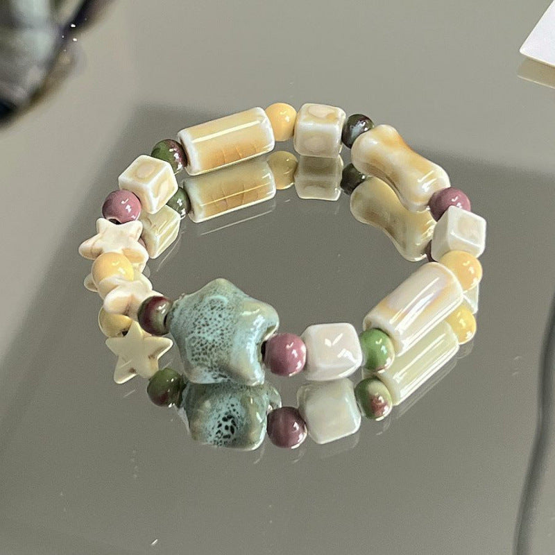 Heart-Shaped Beaded Bracelet Kalsten