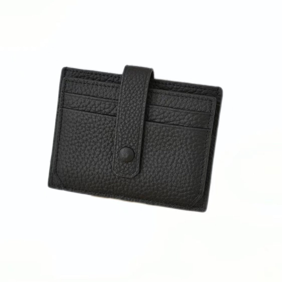Textured Leather Card Holder Kalsten