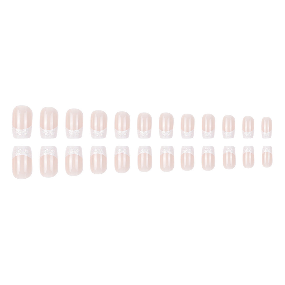 Elegant French Tip Press-On Nails Kalsten 1789085678